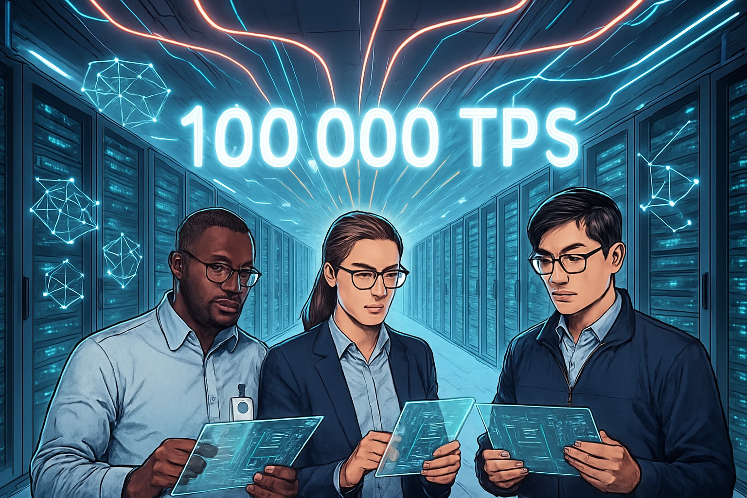 이상적인 조건에서 솔라나가 100,000 TPS에 도달하는 이유는 무엇입니까?